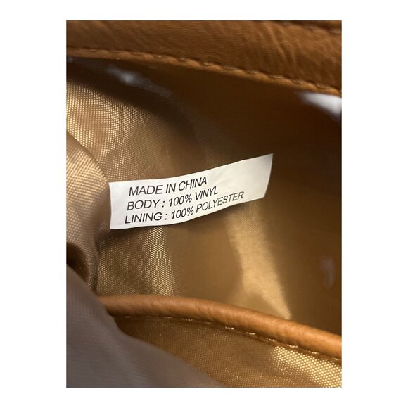 MultiSac Black & Tan Shoulder Bag – Faux Leather – Unused – 2000s – 9.5 x 15 in - Picture 10 of 10